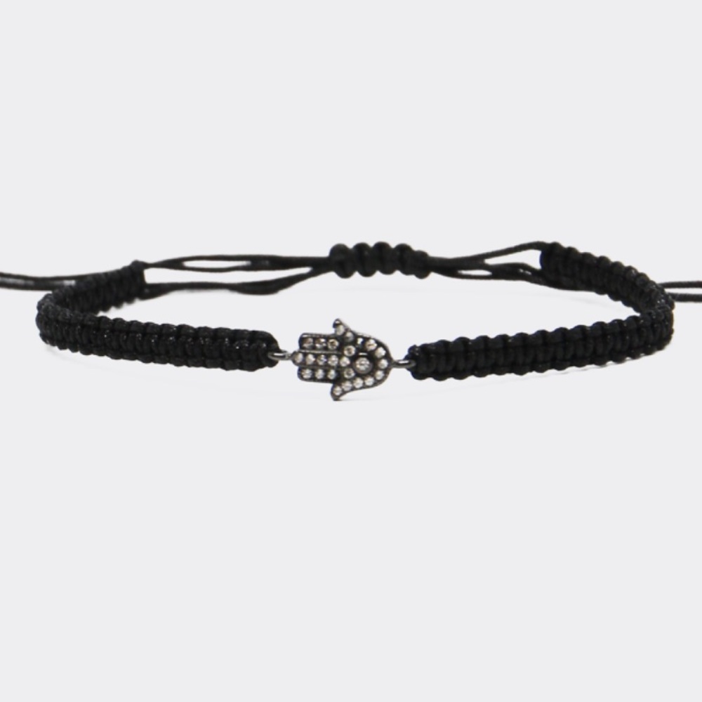 Woven Hamsa Hand Bracelet